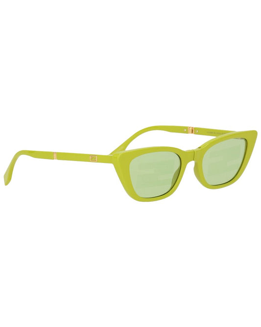 Fendi Women's Fe40089i 53Mm Sunglasses Yellow