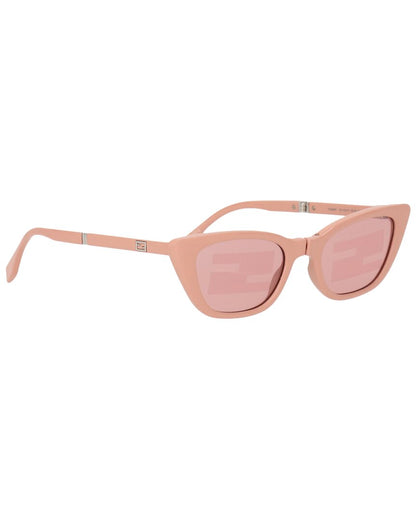 Fendi Women's Fe40089i 53Mm Sunglasses Pink