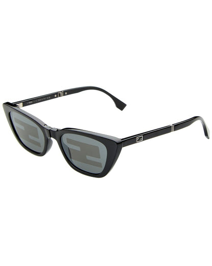 Fendi Women's Fe40089i 53Mm Sunglasses Black