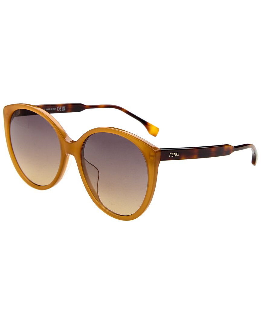 Fendi Women's Fe40029u 59Mm Sunglasses Beige