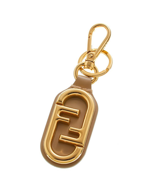 Fendi O'lock Leather Key Chain