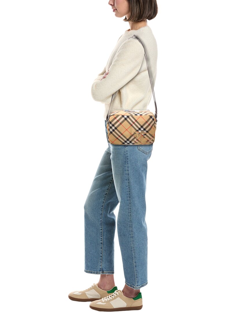 Burberry Check Canvas Crossbody