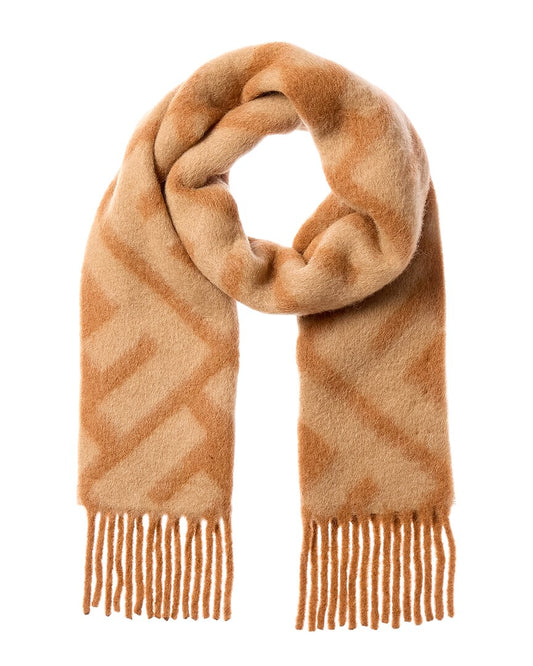 Fendi Ff Alpaca & Wool-Blend Scarf