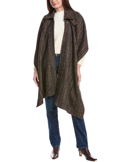 Fendi Wool & Alpaca-Blend Cloak