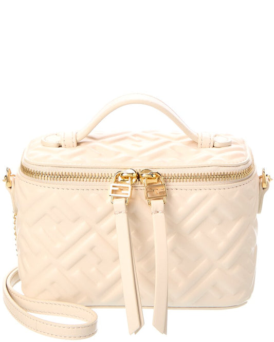 Fendi Ff Leather Vanity Case