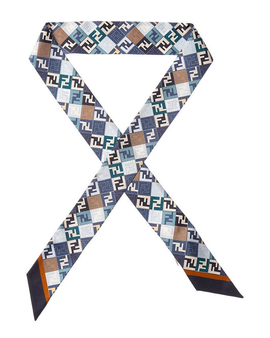 Fendi Wrappy Silk Scarf