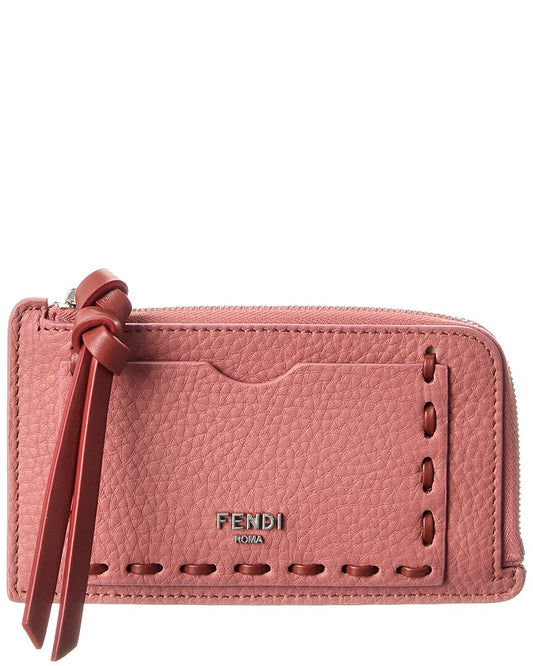 Fendi Peekaboo Leather Card Case