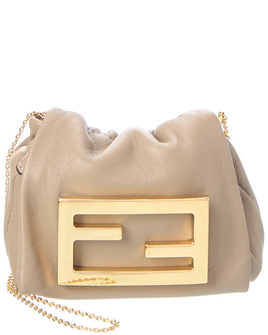 Fendi Nano Baguette Leather Mini Bag