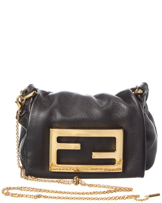 Fendi Nano Baguette Leather Mini Bag