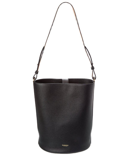 Burberry Leather Bucket Bag