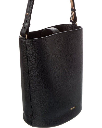 Burberry Leather Bucket Bag