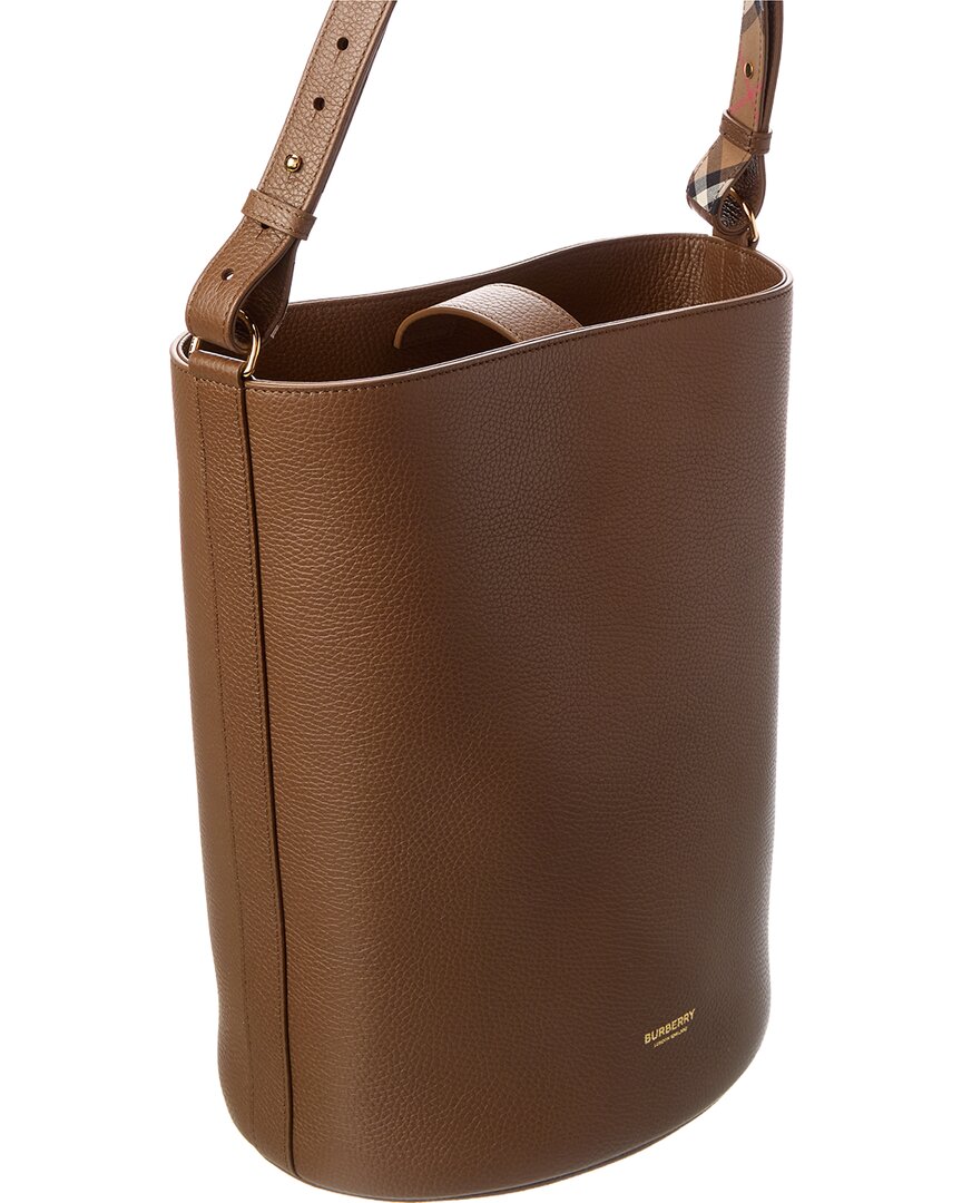 Burberry Leather Bucket Bag