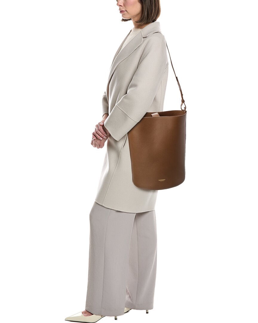 Burberry Leather Bucket Bag