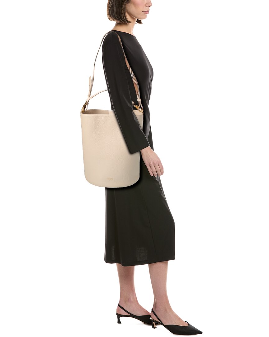 Burberry Leather Bucket Bag