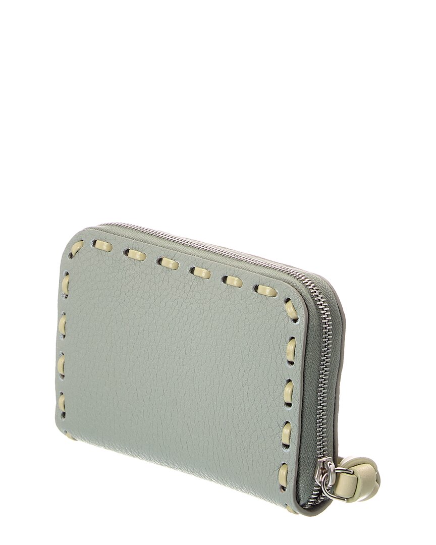 Fendi Peekaboo Mini Leather Coin Purse