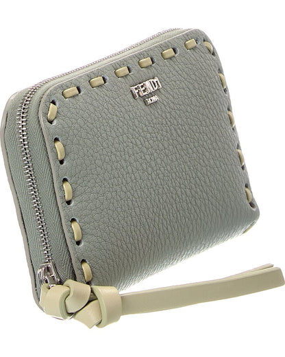 Fendi Peekaboo Mini Leather Coin Purse
