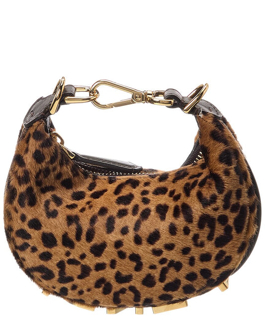 Fendi Fendigraphy Nano Haircalf Hobo Bag