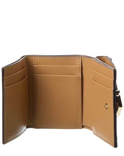 Fendi Ff Diamonds Leather Wallet