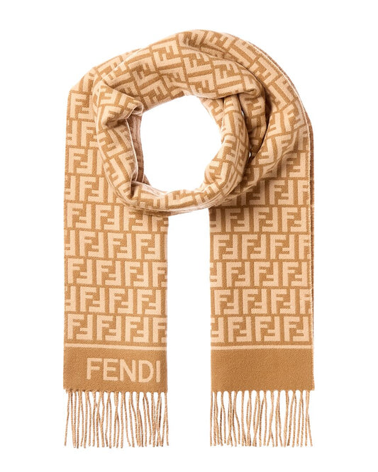 Fendi Ff Wool & Cashmere-Blend Scarf