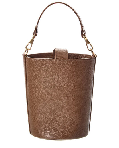 Burberry Small Leather Bucket Bag