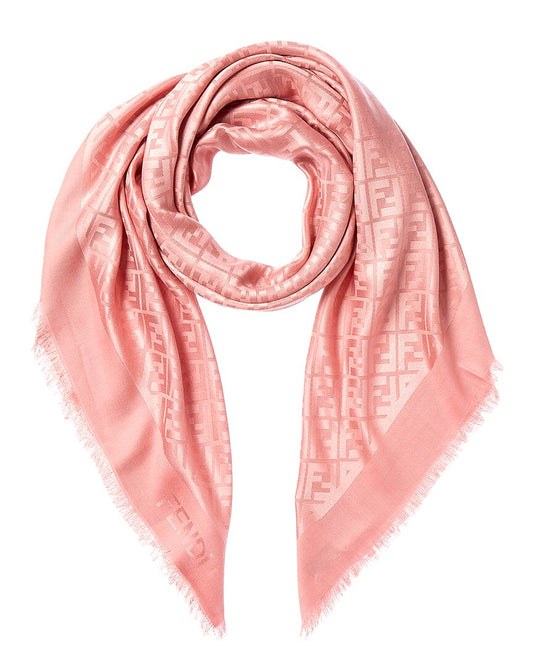 Fendi Silk & Wool-Blend Shawl