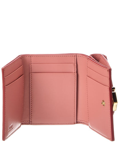 Fendi Ff Diamonds Leather Wallet
