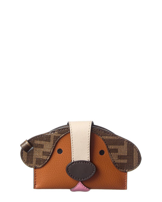 Fendi Best Friends Forever Leather Card Case