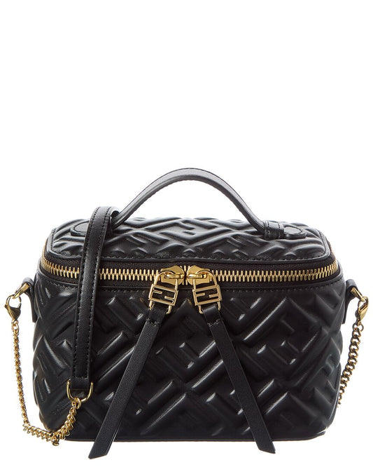 Fendi Ff Leather Vanity Case