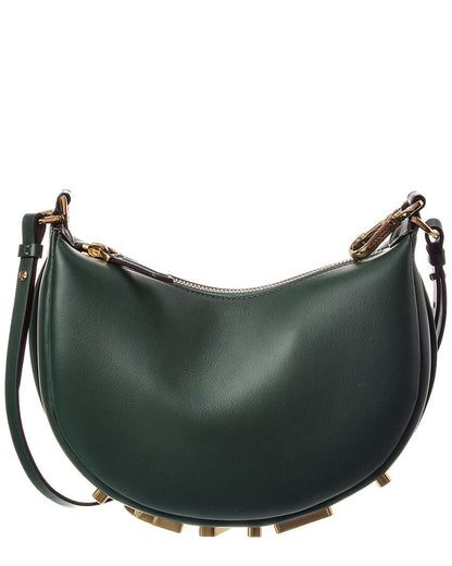 Fendi Fendigraphy Mini Leather Hobo Bag