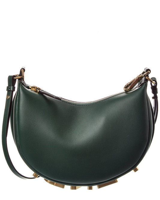 Fendi Fendigraphy Mini Leather Hobo Bag