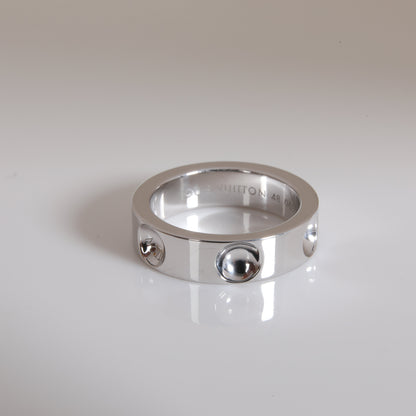 LOUIS VUITTON Empreinte 5 mm Band in 18K White Gold