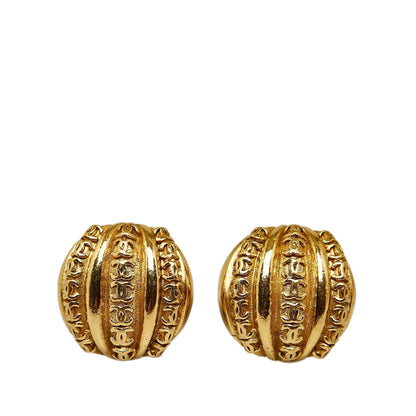 CHANEL CC Clip-On Earrings Costume Earrings