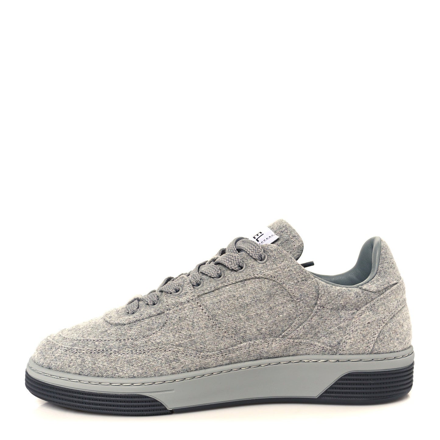 Wool Mixed Fibers Womens CC Sneakers 36 Light Grey