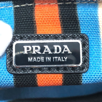 PRADA Triangle Logo Clutch Bag