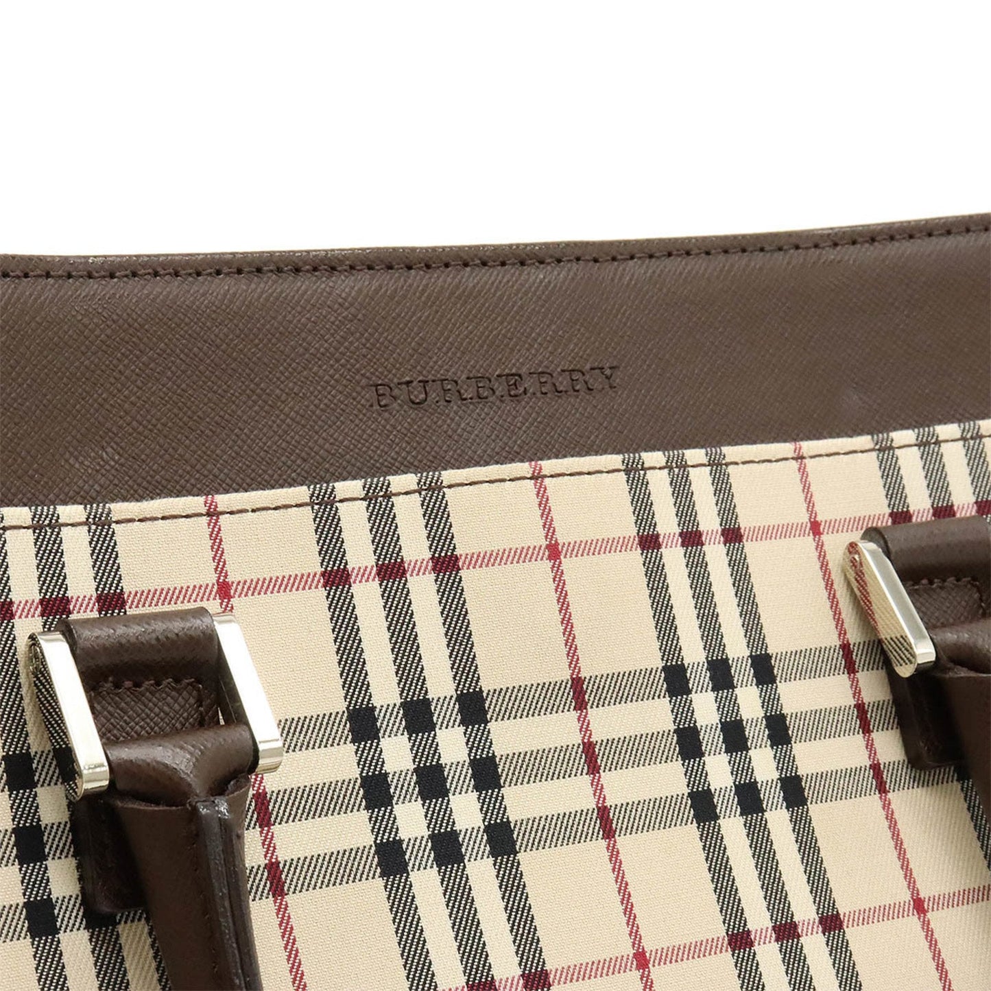 BURBERRY Nova Check Handbag