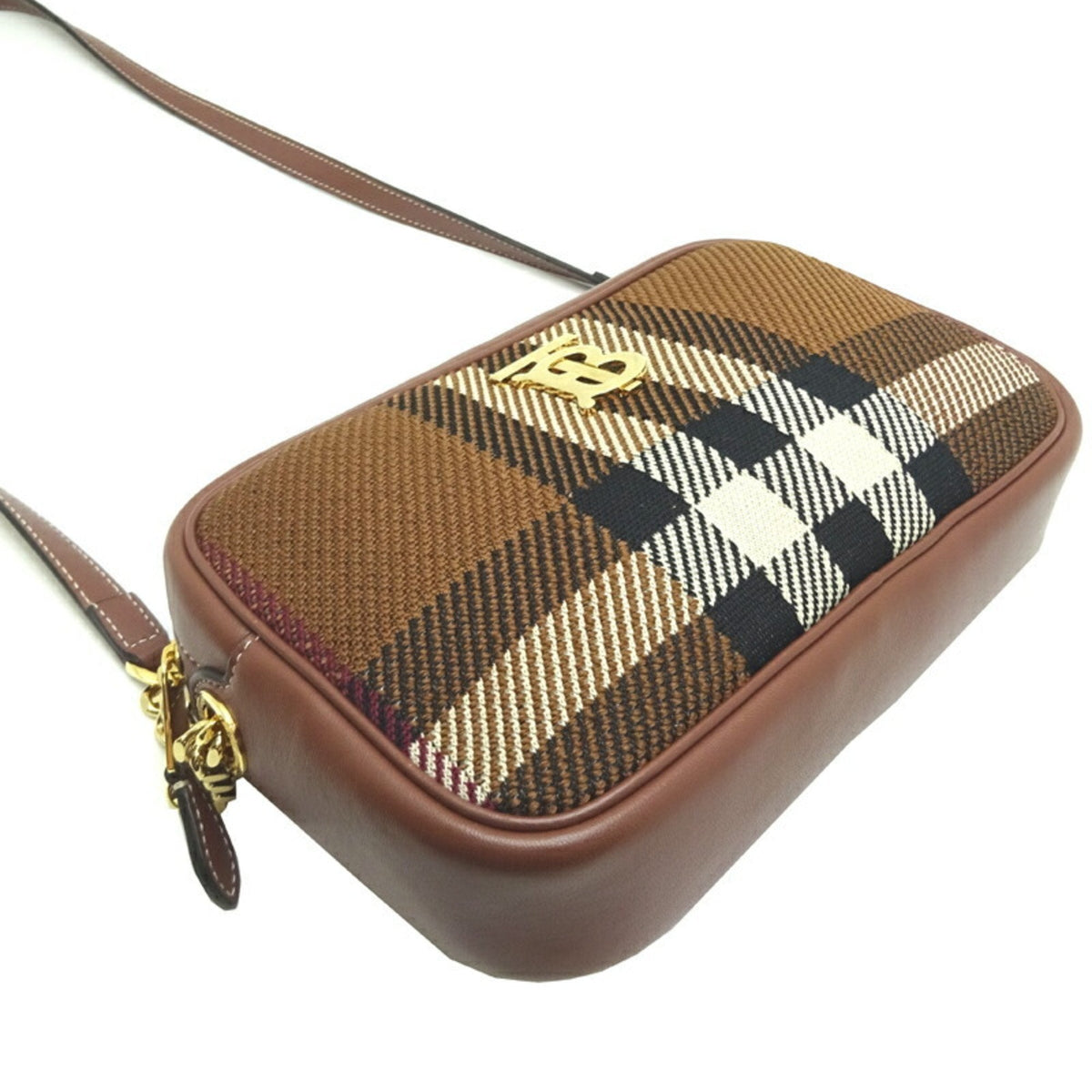 BURBERRY Nova Check Shoulder Bag