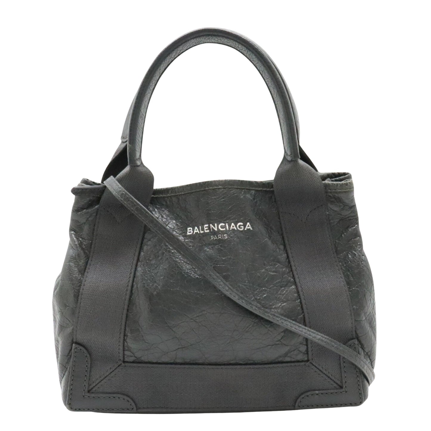Balenciaga Navy Cabas Tote
