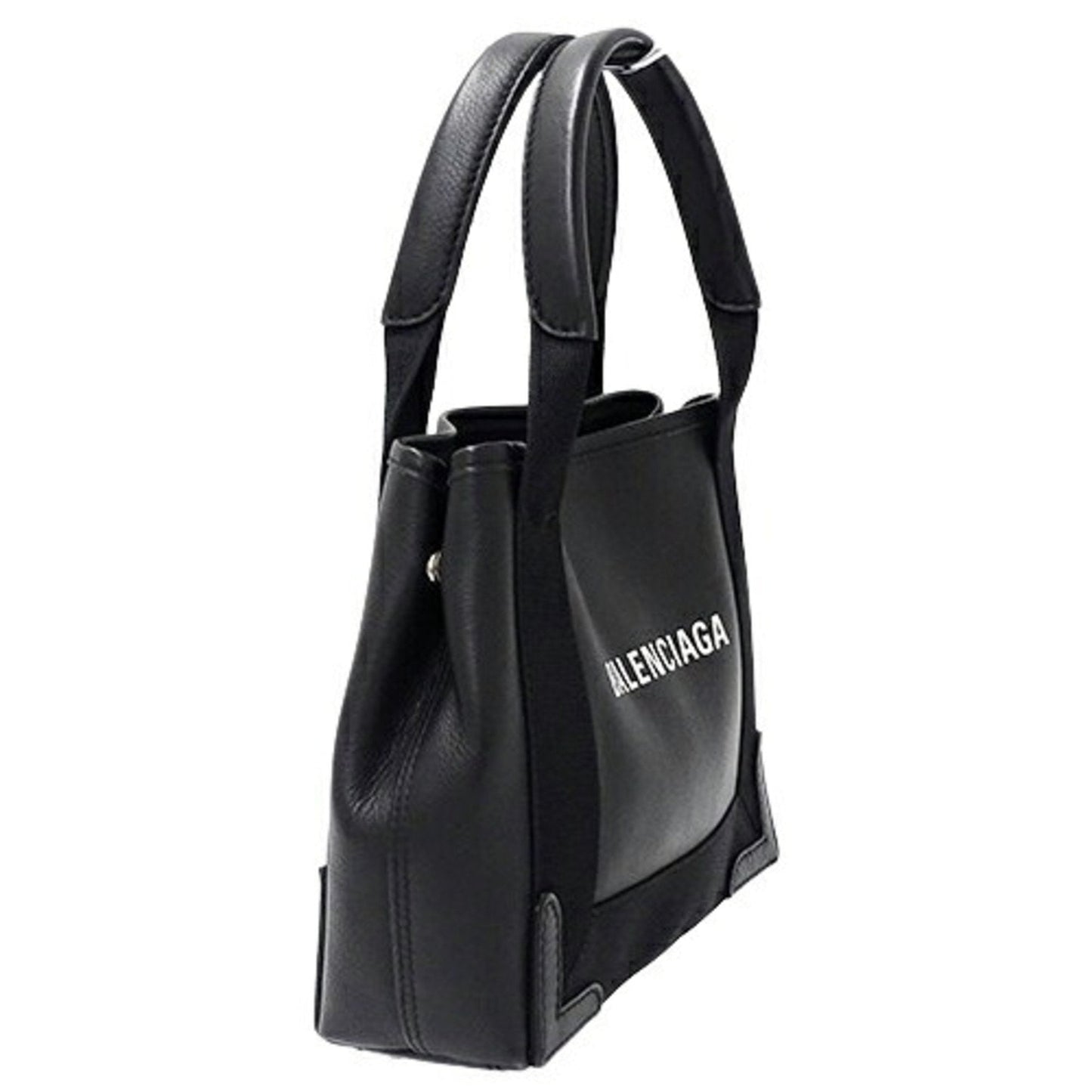 Balenciaga Navy Cabas Handbag