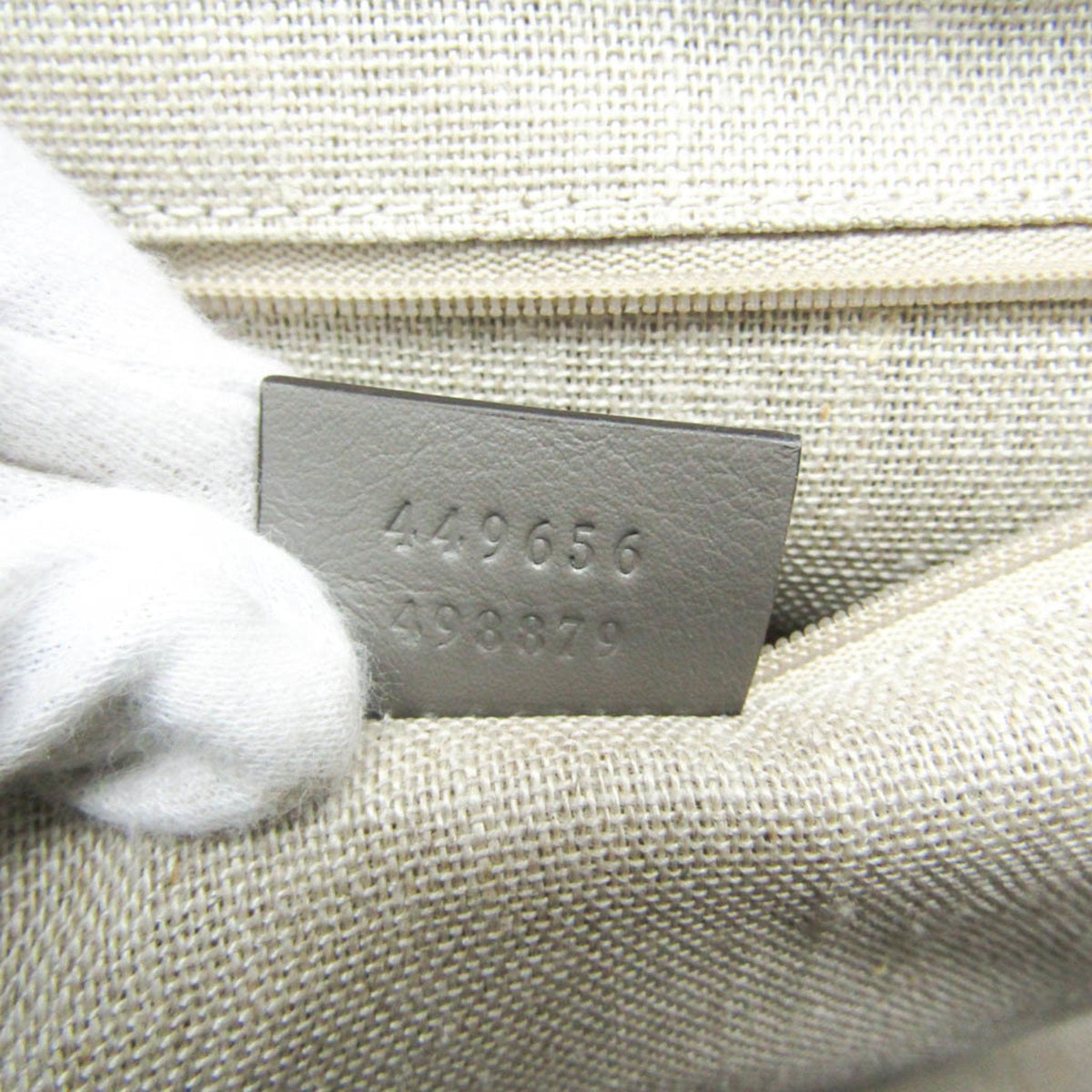 Gucci Micro Guccissima Grey Leather Handbag