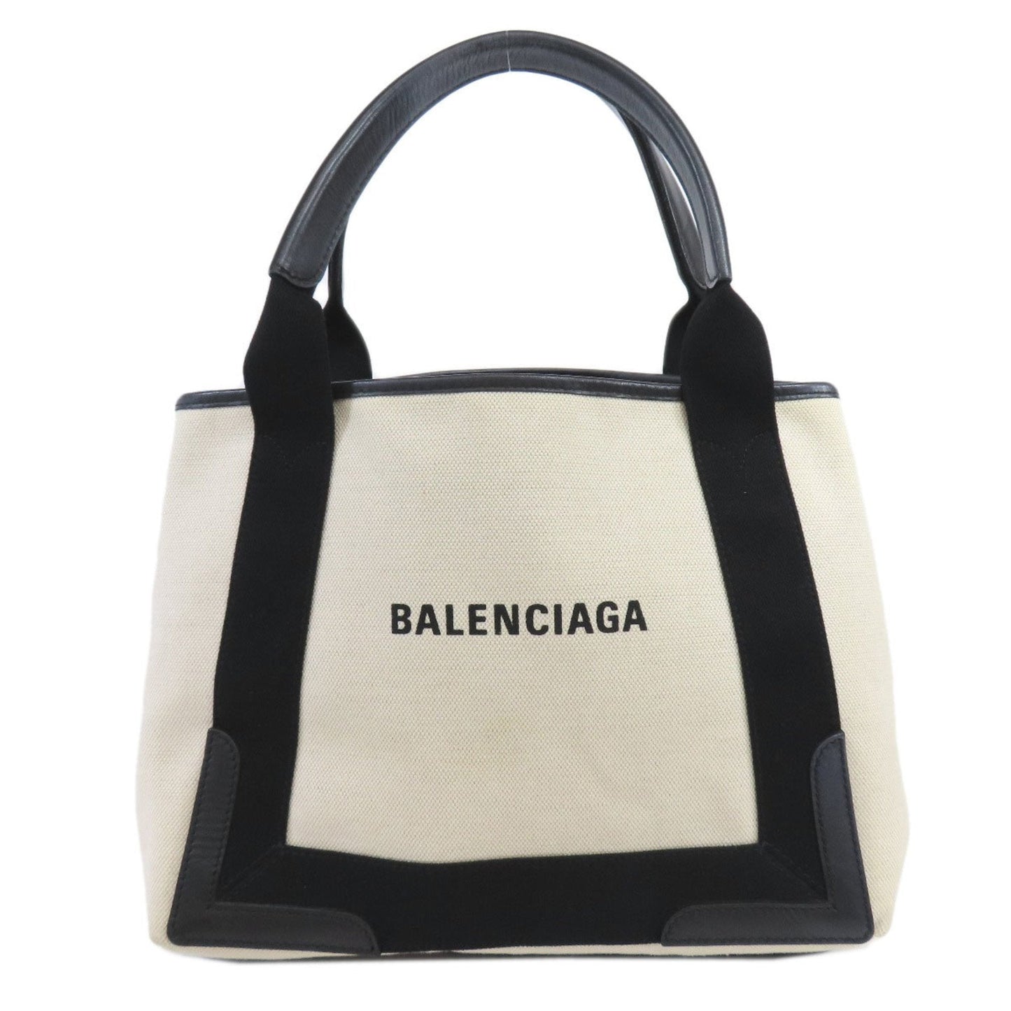 Balenciaga Navy Cabas Handbag
