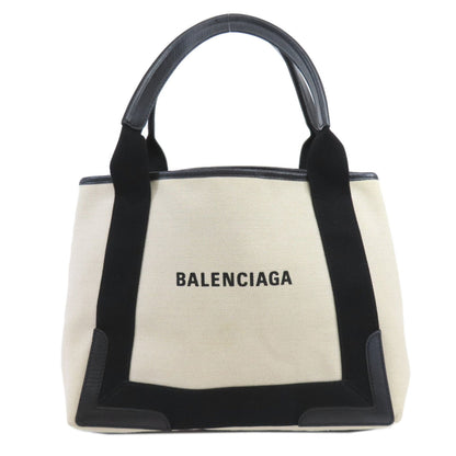 Balenciaga Navy Cabas Handbag