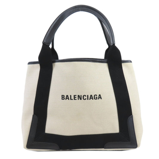 Balenciaga Navy Cabas Handbag
