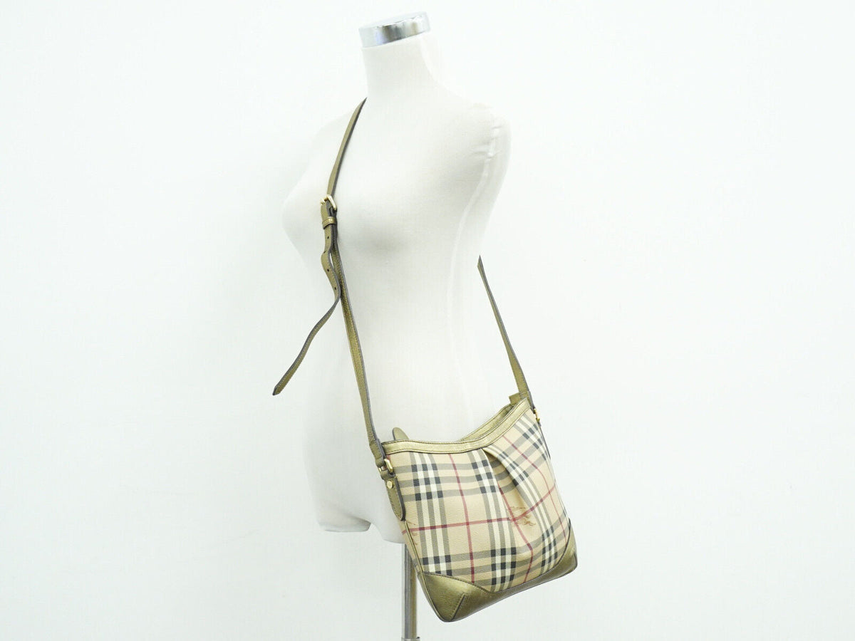 BURBERRY Nova Check Shoulder Bag