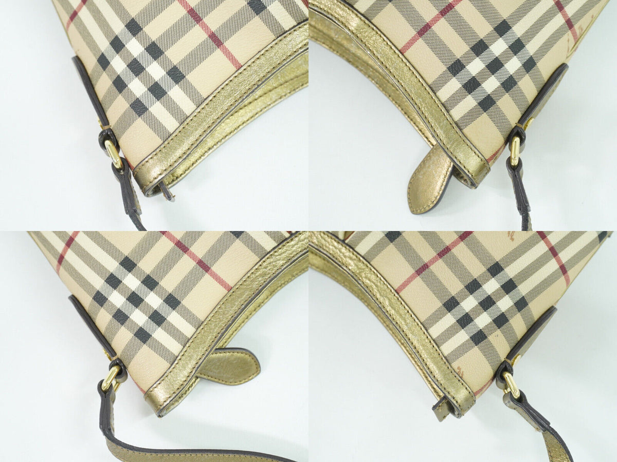 BURBERRY Nova Check Shoulder Bag