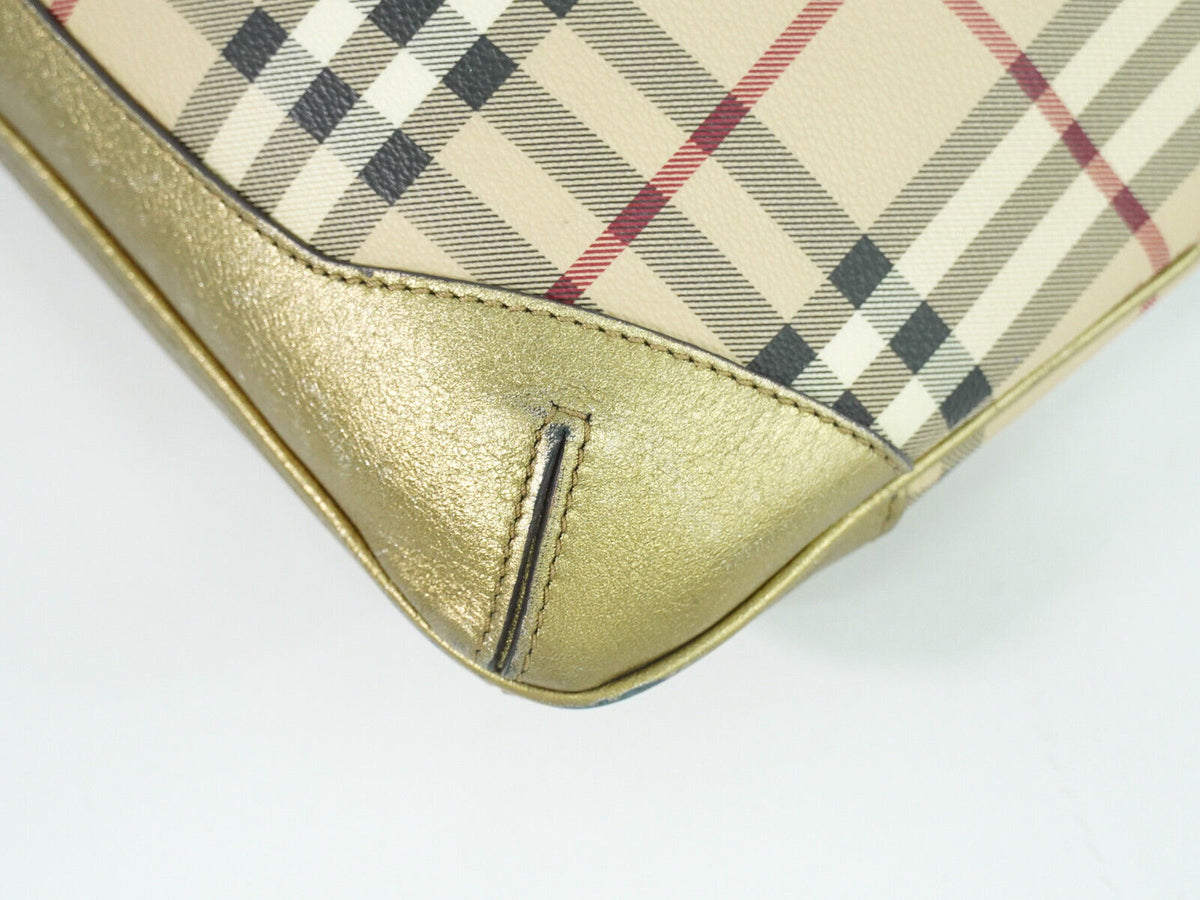 BURBERRY Nova Check Shoulder Bag