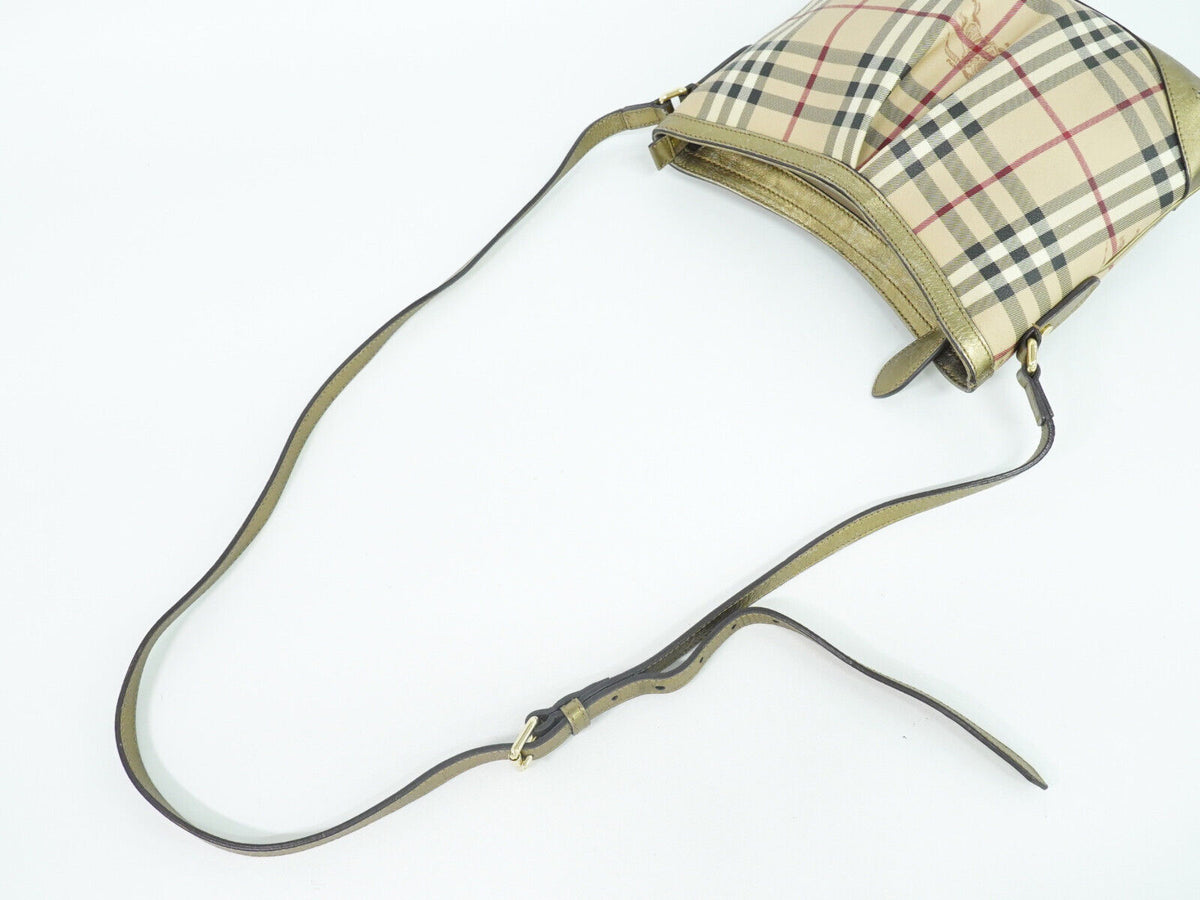 BURBERRY Nova Check Shoulder Bag