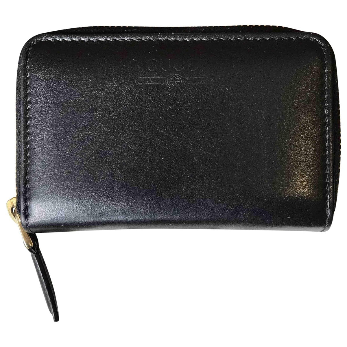 Gucci black leather case