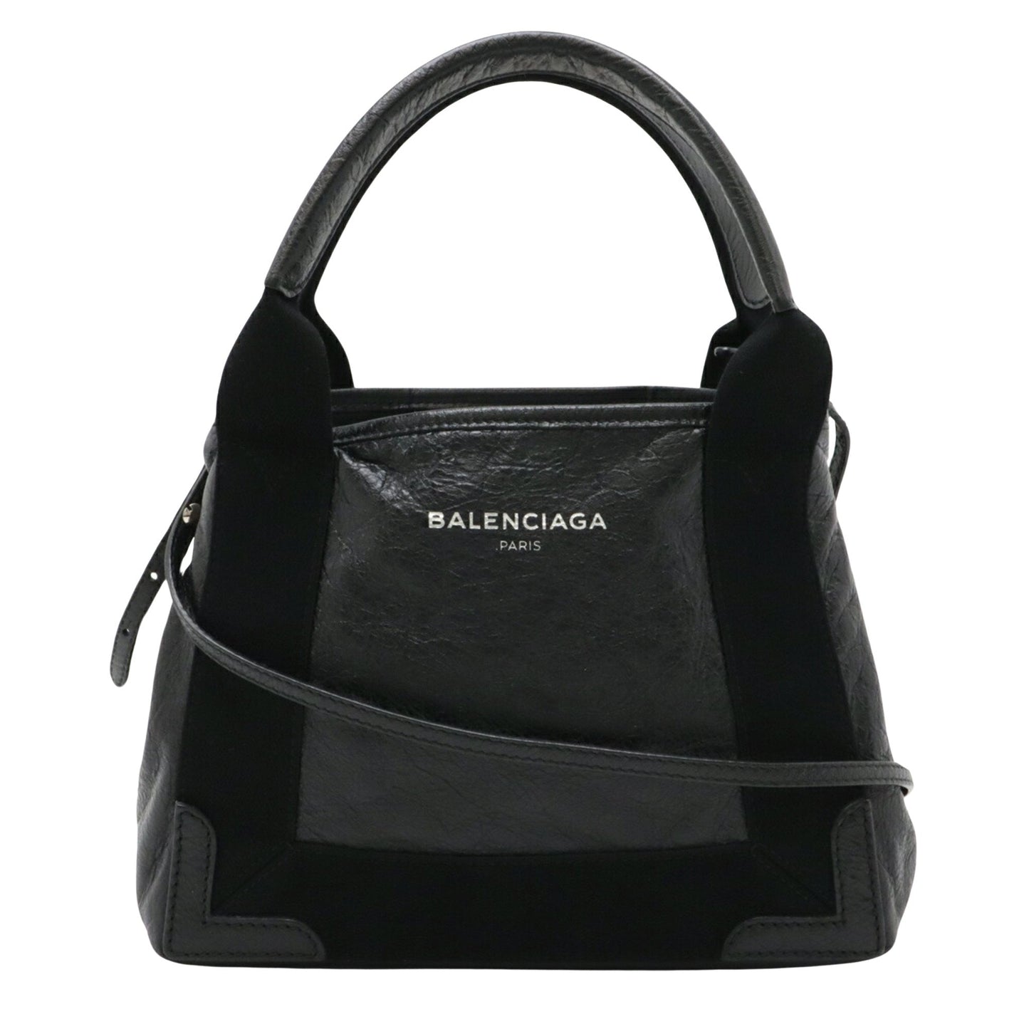 Balenciaga Navy Cabas Tote