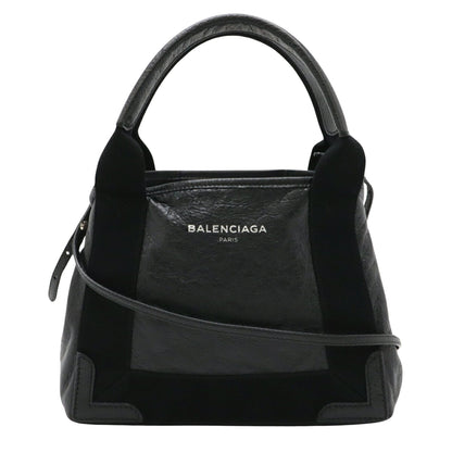 Balenciaga Navy Cabas Tote