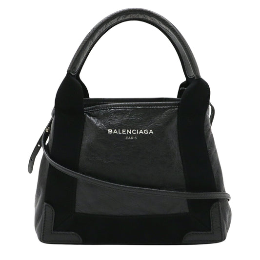 Balenciaga Navy Cabas Tote